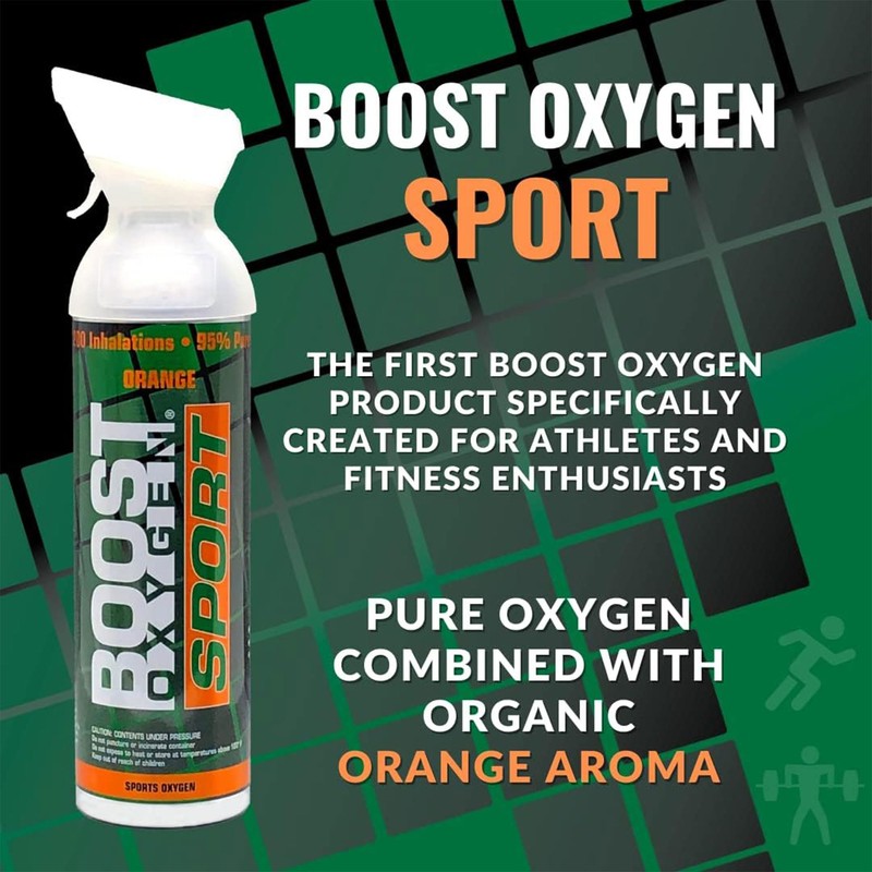 Boost Oxygen Large Sport Orange Aroma 10L Canister | Respiratory