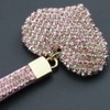 F.ZH Key Chain, Bag Charm, Bag Accessory, Love Charm, Rhinestone,