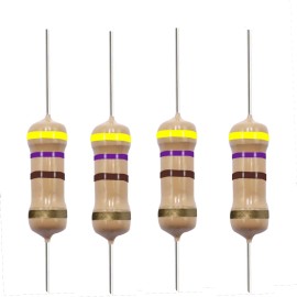 Yageo 10 Pack~100PACK  470 Ohm Ω  5% Tolerance 1/2W 0.5 Watt Carbon Film Resistor - 10 Piece