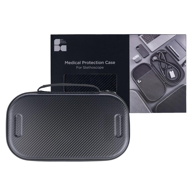 Littman Exclusive Premium Stethoscope Case, Black, Carbon