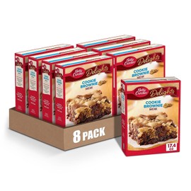 Betty Crocker Cookie Brownie Bars Mix Pack of 8 Quick Easy Dessert Mixes