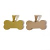 Placa de Identificación para Perros, Acero Inoxidable, (, Oro Rosado)