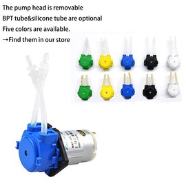 Kamoer NKP low flow peristaltic pump 12V dc DIY liquid small dosing pump for aquarium lab analytical 3mm ID x 5mm OD