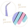 Gatuida 4Pcs Curved Tweezers Stainless Tools for Nail Art Scrapbooking