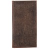F&L CLASSIC Men's RFID Vintage Look Genuine Leather Long Bifold