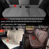 Black Panther Luxury PU Leather Rear Car Seat Cover,Compatible with