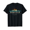 Seattle Skyline Washington Vintage Pride T-Shirt
