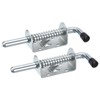 sourcing map Barrel Bolt Latch, 2Pcs 10x128mm - Carbon Steel