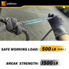 Wellmax Diamond Braid Nylon Rope, 3/8 in X 50 Foot,