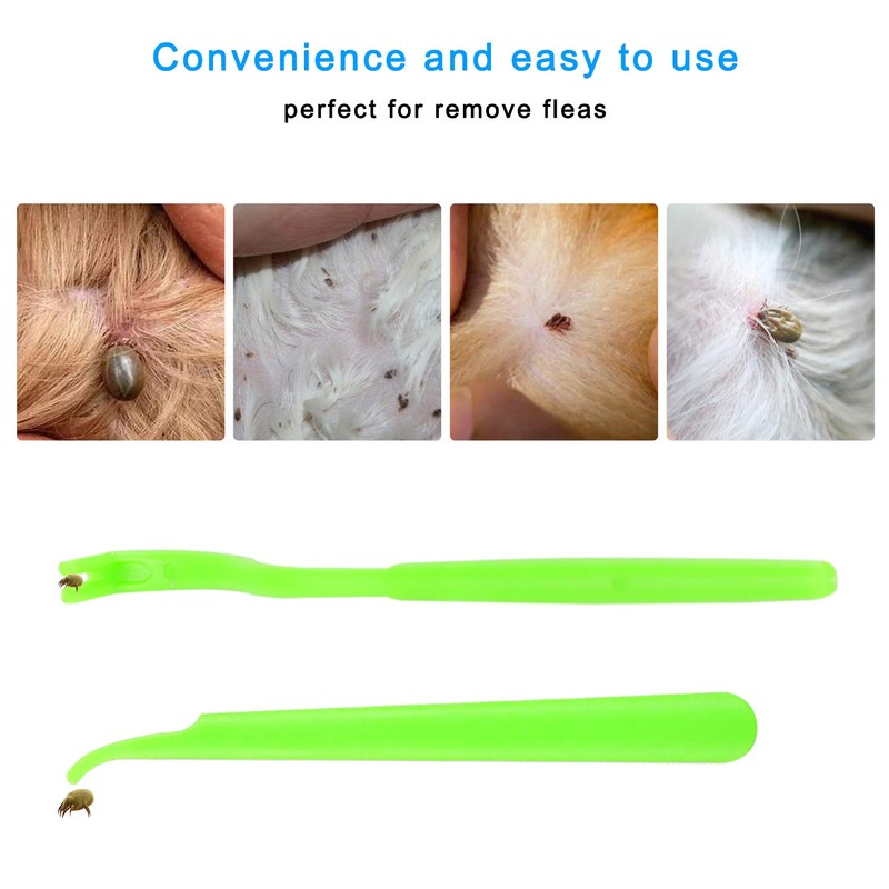 Lamoutor 7Pcs Pet Flea Comb Fine Tooth Comb and Pet