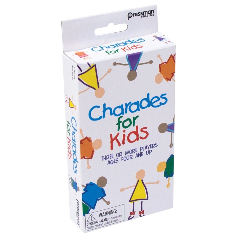 Pressman Charades for Kids Peggable - No Reading Required Family