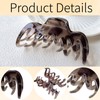 Large Octopus Hair Clip Jumbo Big Claw Clips, French Acetate