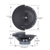 BLAUPUNKT BPSX65P X-Series 6.5 inch Speakers 35 Watts Rms 70