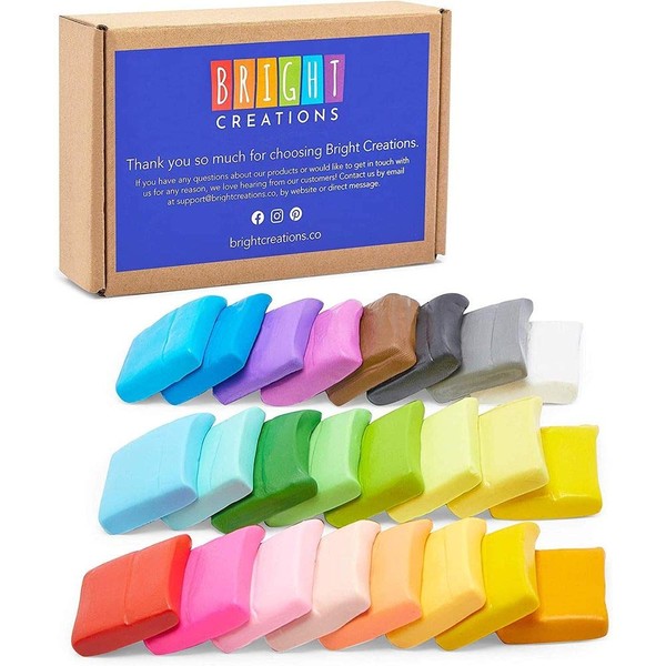 Modeling Oven Bake Clay for DIY Crafts (24 Colors)