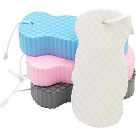 3D Soft Exfoliating Bath Sponge,4Pcs 3D Super Soft Exfoliating Bath Sponge,3D Ultra Soft Bath Body Shower Sponge,3D Spa Scrub Exfoliating Bath Sponge,3D Soft Bath Body Shower Sponge Peeler Body Sponge