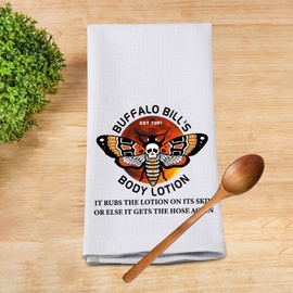 G2TUP Silence Lambs Movie Inspired Gift Hannibal Lecter Fan Kitchen towels Hannibal Gift Horror Movie Lover Travel Gift (Hannibal Lecter Fan KT)