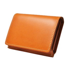 HUKURO Business Card Holder, 50 Cards, H50, Large Capacity, Leather, Men's, Made in Japan, brown (light brown)