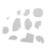 11pcs Elephant Template Ruler Set Acrylic Quilting Template Cutting Set