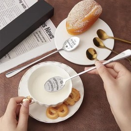 Housewarming Gifts for Women Men – Pack of 2 Coffee Spoons with Engraving for Housewarming Gift Apartment, Coffee Spoon for New Home or New House, New Home Gifts, Housewarming Gift