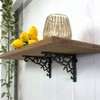 [Set of 2] Shelf Bracket, Iron Antique Style Bracket, Cast