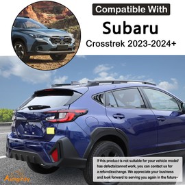 Rear Side Window Louver Cover Compatible with Subaru Crosstrek 2023 2024 Rear Triangular Window Shutters Trim Cover Air Vent Scoop Shades Cover Rear Quarter Window Glass Blinds Exterior Accessories