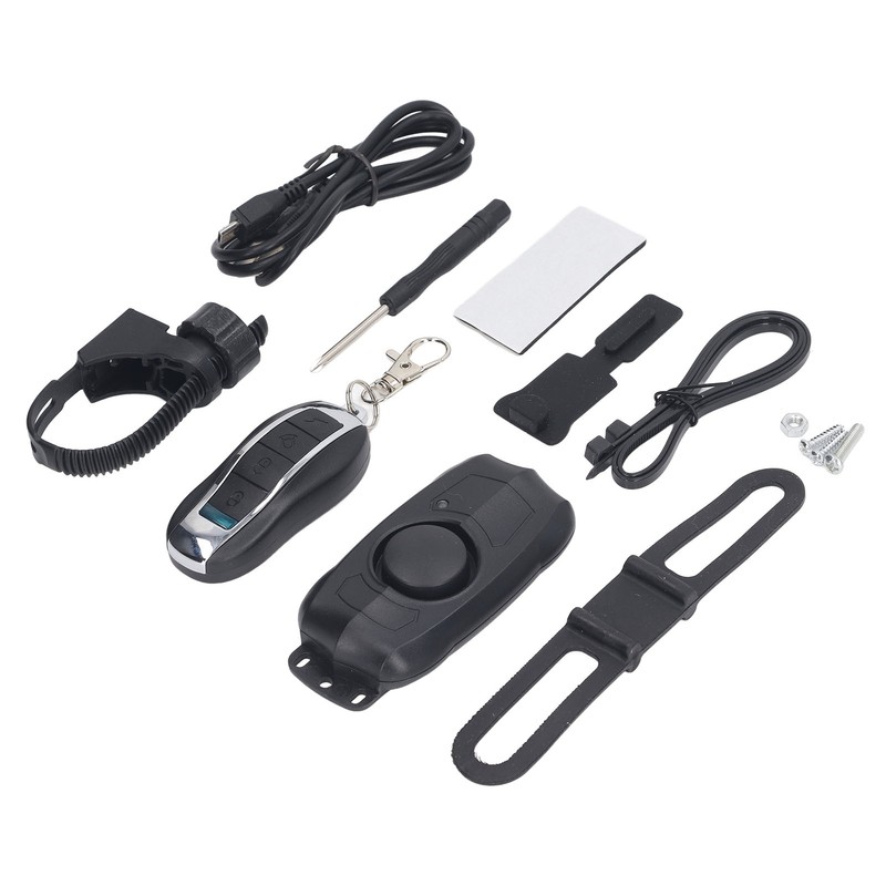 Electric Vehicle Alarm USB Charging Bike Wireless Remote Control Vibration