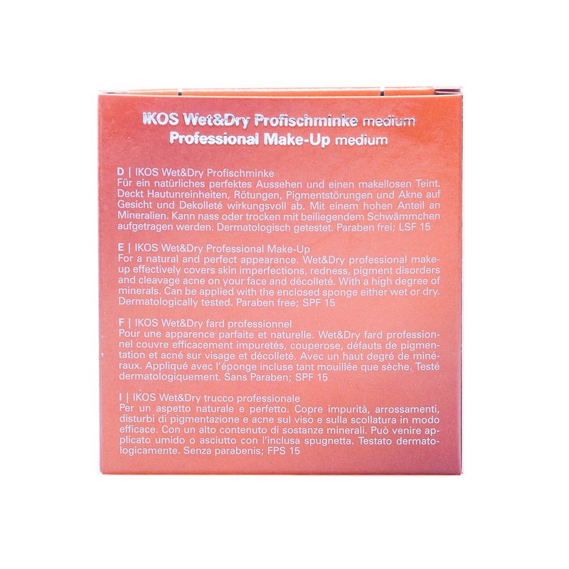 IKOS Wet & Dry Profischminke, medium, 1er Pack (1 x