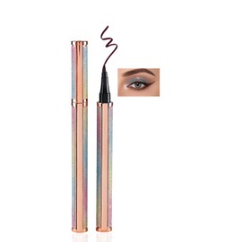 2PCS Black Liquid Eyeliner Pens, Waterproof Smudge-Proof Long-Lasting Formula for All Eye Shapes, Ultra-Fine Tip for Precise Application, Easy Defined Eye Looks