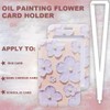 2 Pack Floral Slide Card Holder, Card Holder, Creative Food