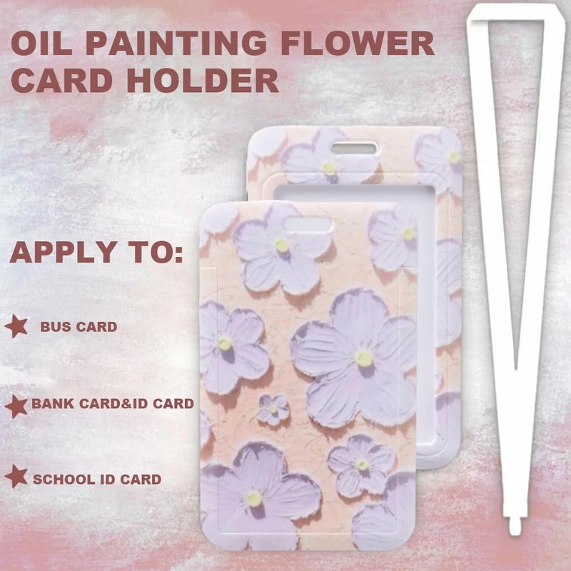 2 Pack Floral Slide Card Holder, Card Holder, Creative Food