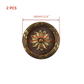 T Tulead Closet Finger Pull Zinc Alloy Round Sliding Finger Door Pull Hidden Concealed Handle Recessed Pulls for Door, Drawer, Cabinet, 2 Pcs, with Screws (European Copper)