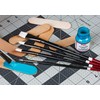 Angelus Paint Brush Set Round Flat Angular Artist Acrylic Paint