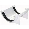 FloPlast White Half Round Gutter Union Bracket 112mm