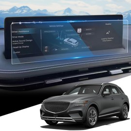 WEIPIN For 2022-2025 GV70 Screen Protector 14.5 Inch Glossy Tempered Glass Touchscreen *1 Accessories 9H Hardness Glass - No More Scratch&Fingerprint