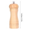 2pcs Wood Salt and Pepper Grinder Adjustable Coarseness Wooden Pepper
