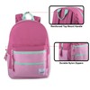 Trail maker Multi-Color Back Pack with Adjustable Padded Shoulder (Pink)