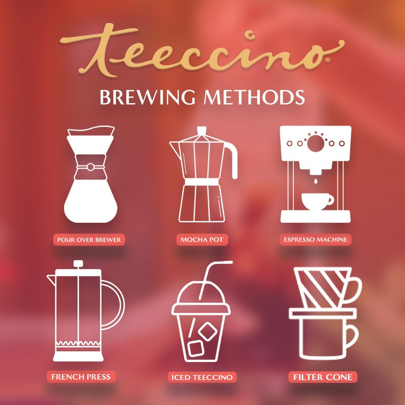 Teeccino Vanilla Nut Chicory Coffee Alternative - 11 Ounce -