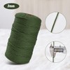 656ft Macrame Cord, 3mm x 219 Yards Cotton Rope, Not