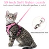 Dooradar Cat Harness and Leash Set, Escape Proof Safe Adjustable