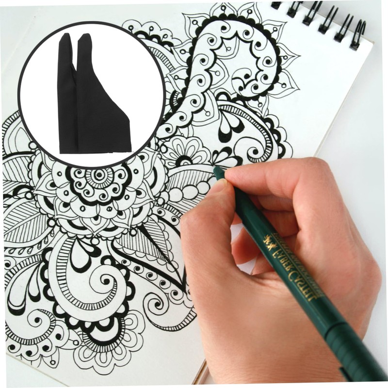 Hohopeti Artists' Essential 4 Thumb Guards Comfortable Breathable Nail Biting