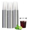 50pcs Plastic Cups 300ML Western Food 10oz Clear Plastic Disposable