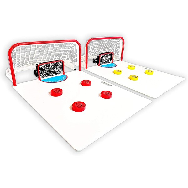 Sauce Toss: The Premium Hockey Sauce Pass Game for Playing, Passing, Training, Trick Shots and More - Tailgate Friendly and Portable Hockey Game, Supreme