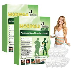 Moringa Berberine Patches, 2026 New Upgraded 10-in-1 Moringa Nano Microdarts Patch, Advanced Herbal Skin Care Patch for Women & Men, Gentle Formula Suitable for All Skin Types - 2 Boxes