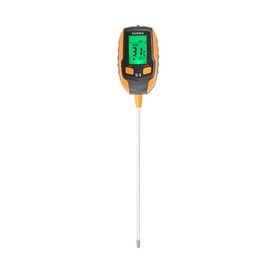 5 in 1 Soil PH Meter, Soil Tester Moisture with Light/PH/Temperature, Plant Thermometer Test, Moisture Meter Light for Gardening, Farming, Farm and Lawn