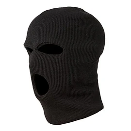BeautyLife - Black 3-Hole Mask/Police Baraclava for the Police, SWAT Teams, French National Gendarmerie, Special Forces, Airsoft, Paintball, Skiing, Surfing, Snow, Mountains and Outdoors
