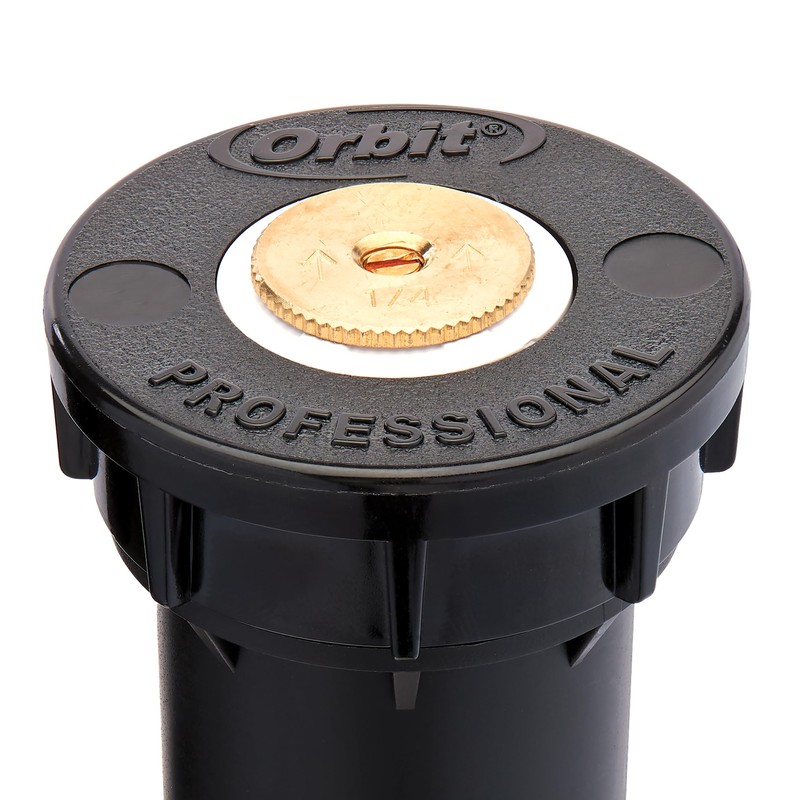 Orbit 54525 Professional Pop-Up Spray Head Sprinkler with Brass Nozzle,