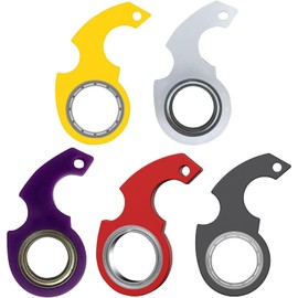 Key Flipping Keychain Spinner Spinning Key Ring Spinner for Car Key Pocket Spinning Stress Reliever Tool Fidget Spinners for Teen Man Women (Fluorescence)