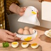 Microwave Egg Cooker Egg Shape，Hard Boiled Egg Poacher 4 Eggs