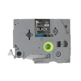 BROVACS 1 Pack White on Black Laminated Label Tape Compatible with Brother P-Touch Label Printers TZ 345 TZe 345 18 mm 3/4 Inch OPA4345