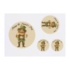 4 x 'Happy St. Patrick's Day with Leprechaun ' Temporary